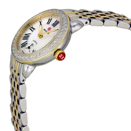 JMS always Necklaces Original Michele Serein Mother of Pearl Dial Stainless Steel and Yellow Goldplated Ladies Watch MWW21E000007 JMS always Necklaces Original Michele Serein Mother of Pearl Dial Stainless Steel and Yellow Goldplated Ladies Watch MWW21E000007