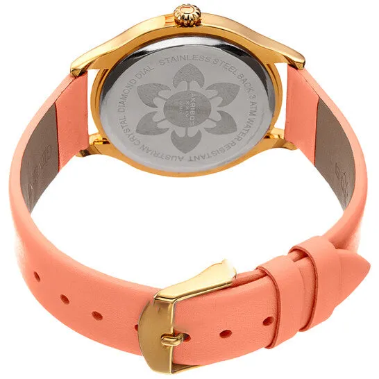 JMS always Original Akribos XXIV Quartz Diamond Crystal Silver Dial Ladies Watch AK1011PK Watches JMS always Original Akribos XXIV Quartz Diamond Crystal Silver Dial Ladies Watch AK1011PK Watches