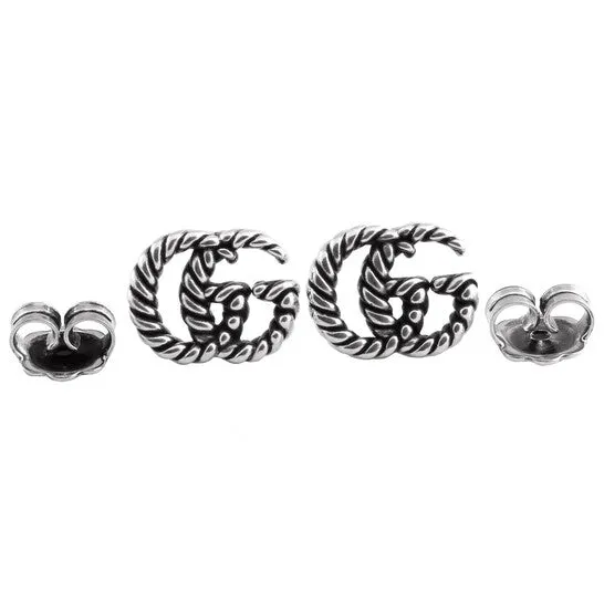 JMS always Original Gucci Double G earrings in Sterling Silver Earrings JMS always Original Gucci Double G earrings in Sterling Silver Earrings
