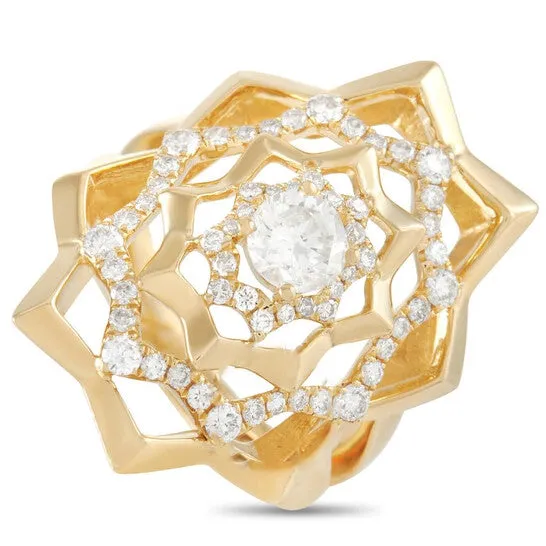 JMS always Rings Original LB Exclusive 18K Yellow Gold 115 ct Diamond Ring JMS always Rings Original LB Exclusive 18K Yellow Gold 115 ct Diamond Ring