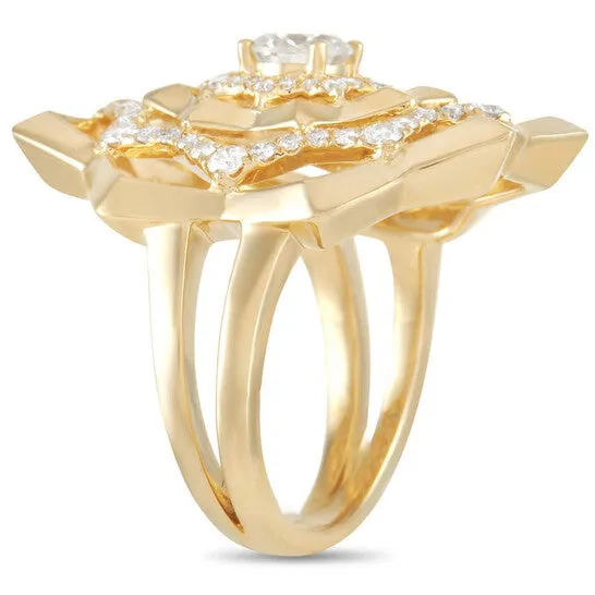 JMS always Rings Original LB Exclusive 18K Yellow Gold 115 ct Diamond Ring
