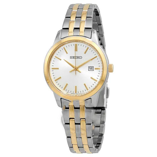 JMS always Rings Original Seiko Classic Quartz White Dial Twotone Ladies Watch SUR410 JMS always Rings Original Seiko Classic Quartz White Dial Twotone Ladies Watch SUR410