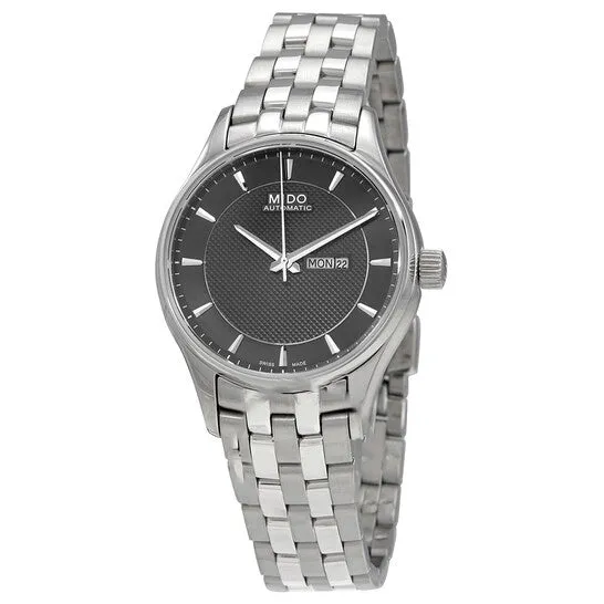 JMS always Watches Original Mido Belluna Automatic Grey Dial Ladies Watch M0012301106191