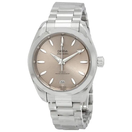 JMS always Watches Original Omega Seamaster Aqua Terra Automatic Chronometer Sandstone Dial Ladies Watch 22010342009001 JMS always Watches Original Omega Seamaster Aqua Terra Automatic Chronometer Sandstone Dial Ladies Watch 22010342009001