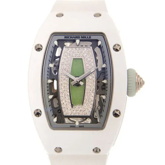 JMS always Watches Original Richard Mille RM 0701 Automatic Ladies Watch RM0701 WGATZ JADE