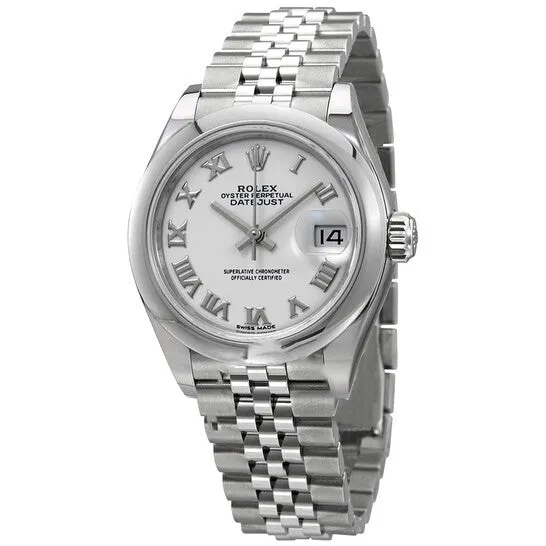 JMS always Watches Original Rolex Lady Datejust Automatic White Dial Ladies Jubilee Watch 279160WRJ