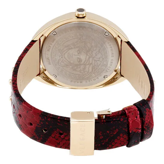 JMS always Watches Original Versace Shadov Quartz Red Dial Ladies Watch VEBM00918 JMS always Watches Original Versace Shadov Quartz Red Dial Ladies Watch VEBM00918