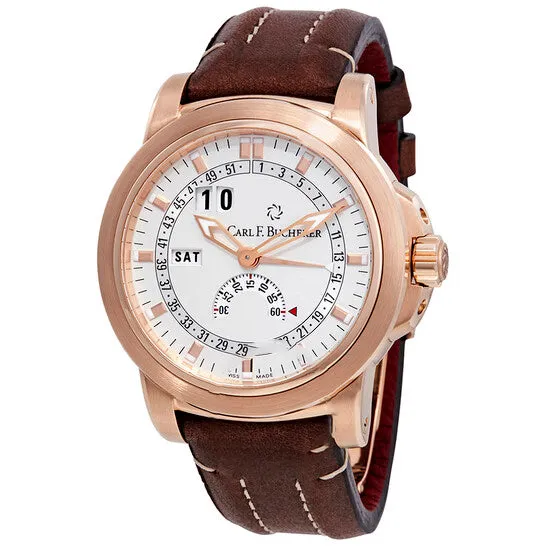 Original Carl F Bucherer Patravi Automatic Mens 18kt Rose Gold Leather Watch 0010629031301 JMS always Watches Original Carl F Bucherer Patravi Automatic Mens 18kt Rose Gold Leather Watch 0010629031301 JMS always Watches