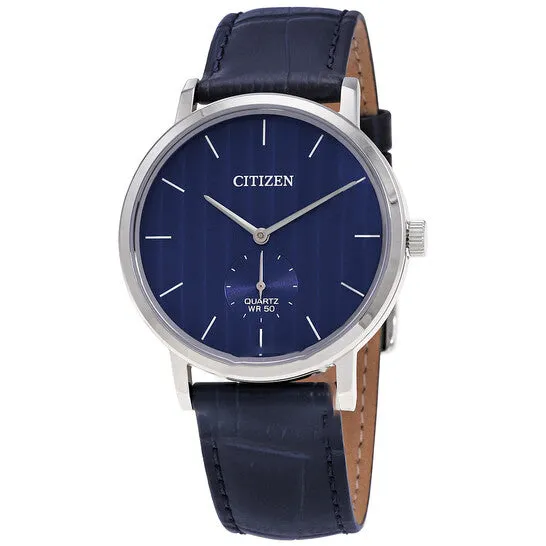Original Citizen Quartz Blue Dial Blue Leather Mens Watch BE917005L JMS always Watches Original Citizen Quartz Blue Dial Blue Leather Mens Watch BE917005L JMS always Watches