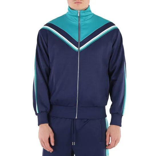 Original Drole De Monsieur Mens La Veste Survet Striped Track Jacket JMS always Rings Original Drole De Monsieur Mens La Veste Survet Striped Track Jacket JMS always Rings