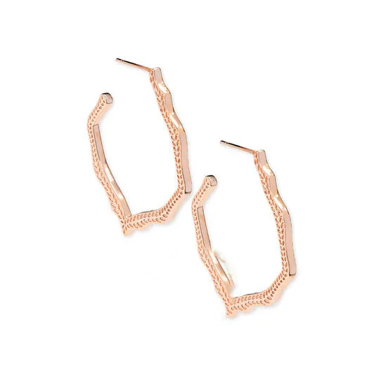 Original Kendra Scott Miku Rose Gold Plated Brass Earrings 4217717308 JMS always Earrings