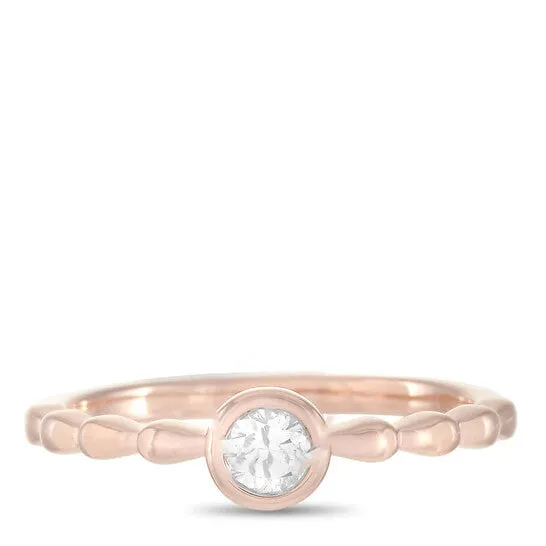 Original LB Exclusive 14K Rose Gold 025ct Diamond Ring JMS always Rings Original LB Exclusive 14K Rose Gold 025ct Diamond Ring JMS always Rings