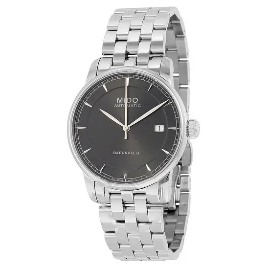 Original Mido Baroncelli II Automatic Black Dial Stainless Steel Mens Watch M86004131 JMS always Bracelets Original Mido Baroncelli II Automatic Black Dial Stainless Steel Mens Watch M86004131 JMS always Bracelets