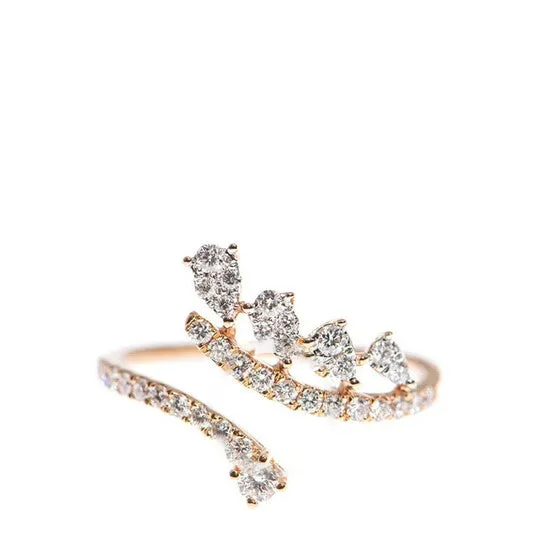 Original New J Collection Fine Jewellery Ring W Diamond35 Rddi 042 Ct18kr 226 Gm 18kt Rose Gold Pink Gold JMS always Rings Original New J Collection Fine Jewellery Ring W Diamond35 Rddi 042 Ct18kr 226 Gm 18kt Rose Gold Pink Gold JMS always Rings