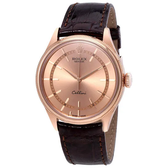 Original Rolex Cellini Pink Dial 18K Everose Gold Mens Watch 50505PKSBRL JMS always PreStyled Sets Original Rolex Cellini Pink Dial 18K Everose Gold Mens Watch 50505PKSBRL JMS always PreStyled Sets