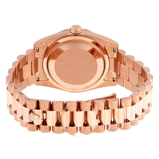 Original Rolex DayDate Black Dial 18K Everose Gold President Automatic Mens Watch 118235BKSP JMS always PreStyled Sets Original Rolex DayDate Black Dial 18K Everose Gold President Automatic Mens Watch 118235BKSP JMS always PreStyled Sets