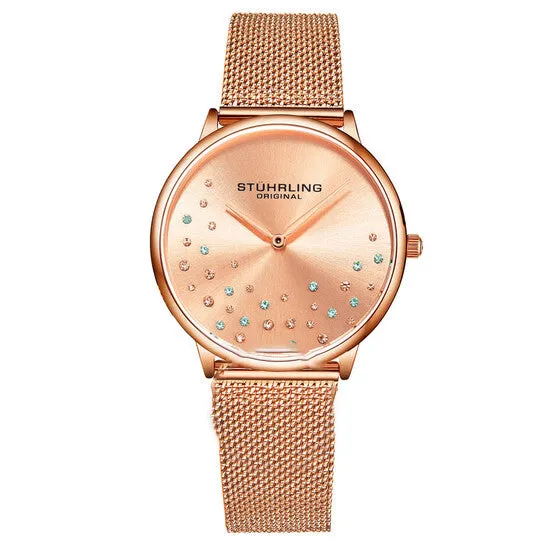 Original Stuhrling Original Symphony Quartz Rose Gold Dial Ladies Watch M16793 JMS always Watches Original Stuhrling Original Symphony Quartz Rose Gold Dial Ladies Watch M16793 JMS always Watches