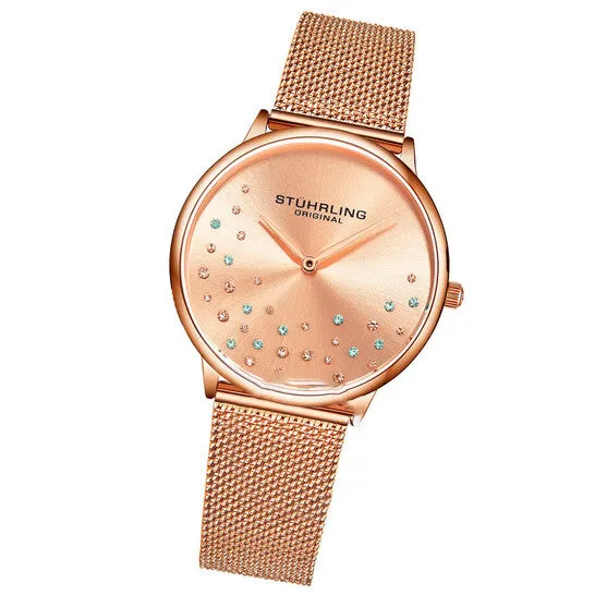 Original Stuhrling Original Symphony Quartz Rose Gold Dial Ladies Watch M16793 JMS always Watches Original Stuhrling Original Symphony Quartz Rose Gold Dial Ladies Watch M16793 JMS always Watches