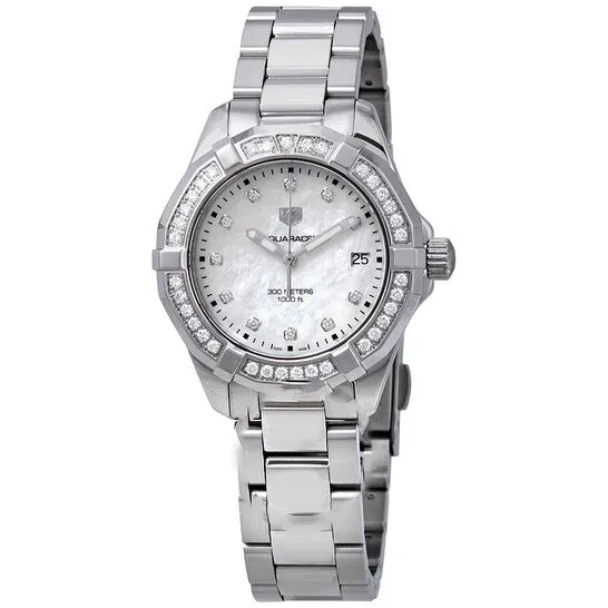Original Tag Heuer Aquaracer Mother of Pearl Diamond Dial Ladies Watch WBD131CBA0748 JMS always Watches Original Tag Heuer Aquaracer Mother of Pearl Diamond Dial Ladies Watch WBD131CBA0748 JMS always Watches