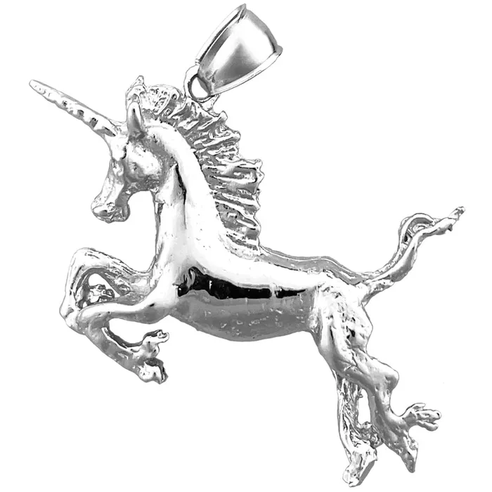 PreStyled Sets Goldia 14K Gold 40MM Unicorn Pendant