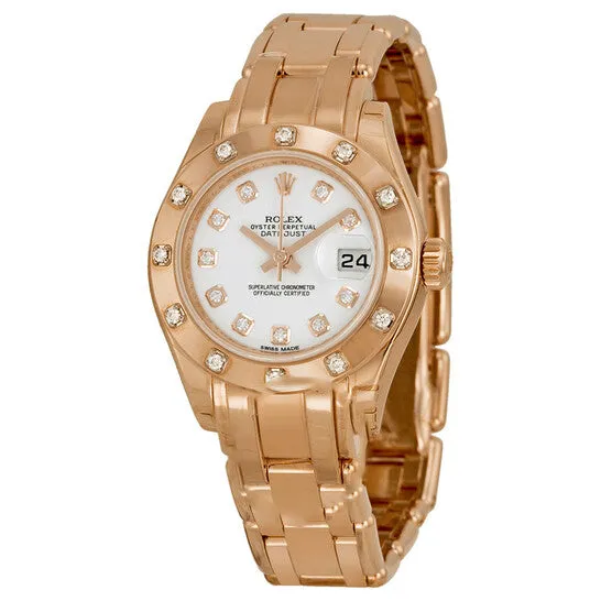 PreStyled Sets Original Rolex LadyDatejust Pearlmaster Mother Of Pearl Dial 18K Everose Gold Automatic Ladies Watch 80315WDPM JMS always PreStyled Sets Original Rolex LadyDatejust Pearlmaster Mother Of Pearl Dial 18K Everose Gold Automatic Ladies Watch 80315WDPM JMS always