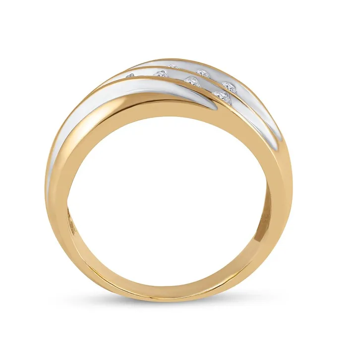 Rings 10k Yellow Gold Round Diamond Wedding Band Ring 12 Cttw gndatlanta