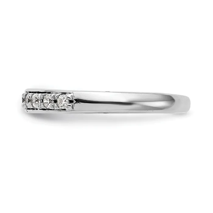 Rings Goldia 041ct CZ Solid Real 14K White Gold Wedding Wedding Band Ring