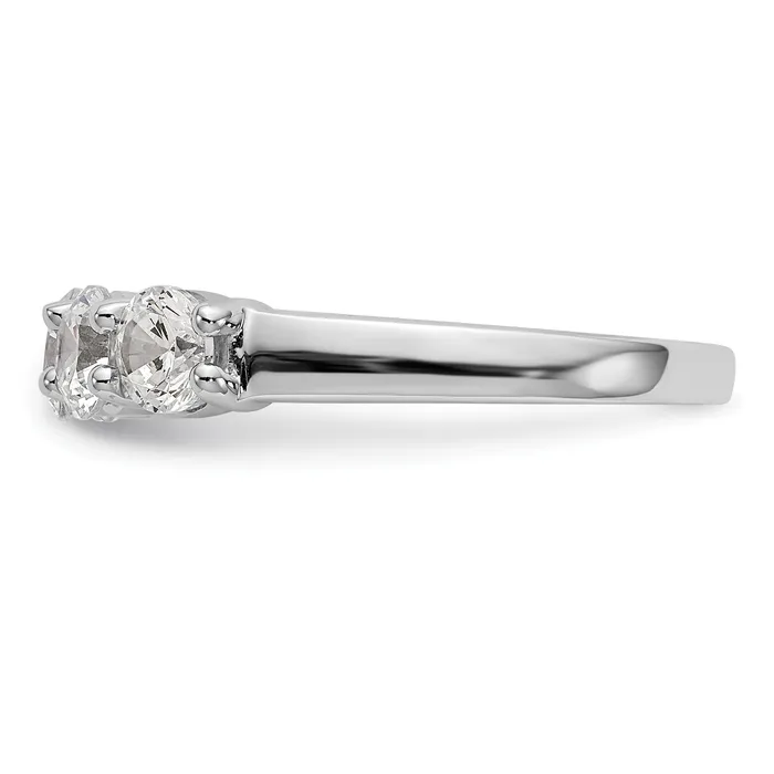 Rings Goldia 14k White Gold 1 13 Ct Lab Grown Diamond VSSI G Five Stone Fashion Band Ring