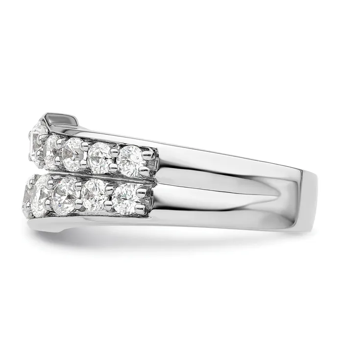 Rings Goldia 14K White Gold Lab Grown Diamond VSSI G Band Ring