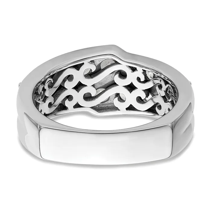 Rings Goldia 14K White Gold Lab Grown Diamond VSSI G Band Ring