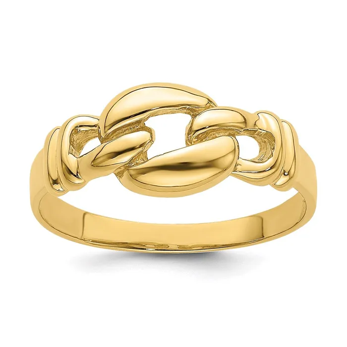 Rings Goldia 14K Yellow Gold Polished Freeform Knot Ring