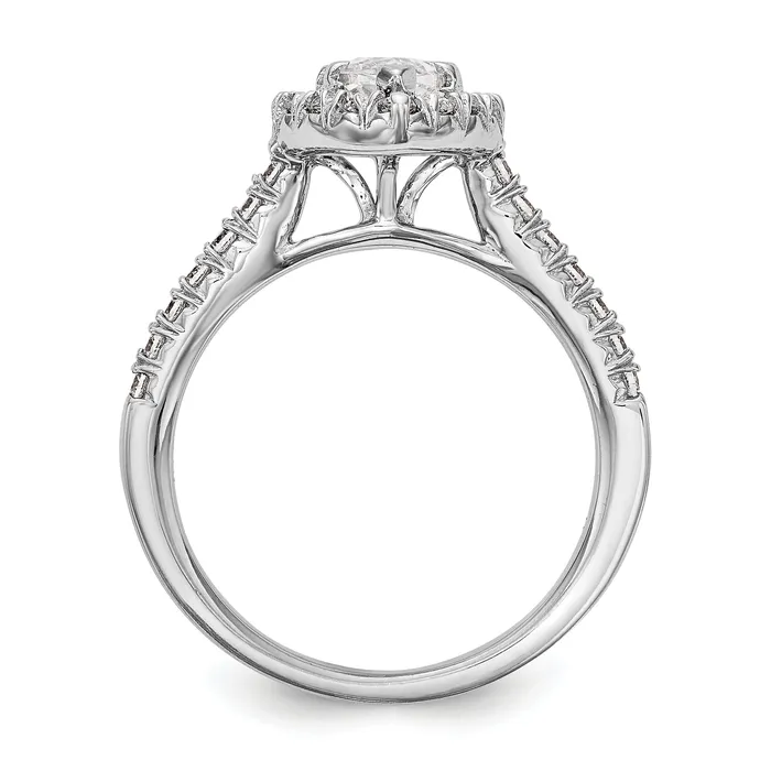 Rings Goldiacom 14kw Marquise Halo Simulated Diamond Engagement Ring