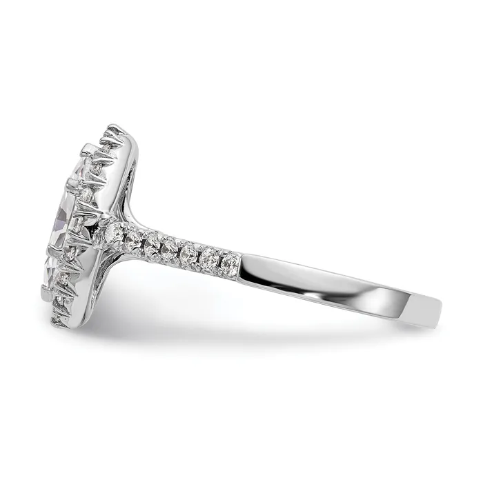 Rings Goldiacom 14kw Marquise Halo Simulated Diamond Engagement Ring