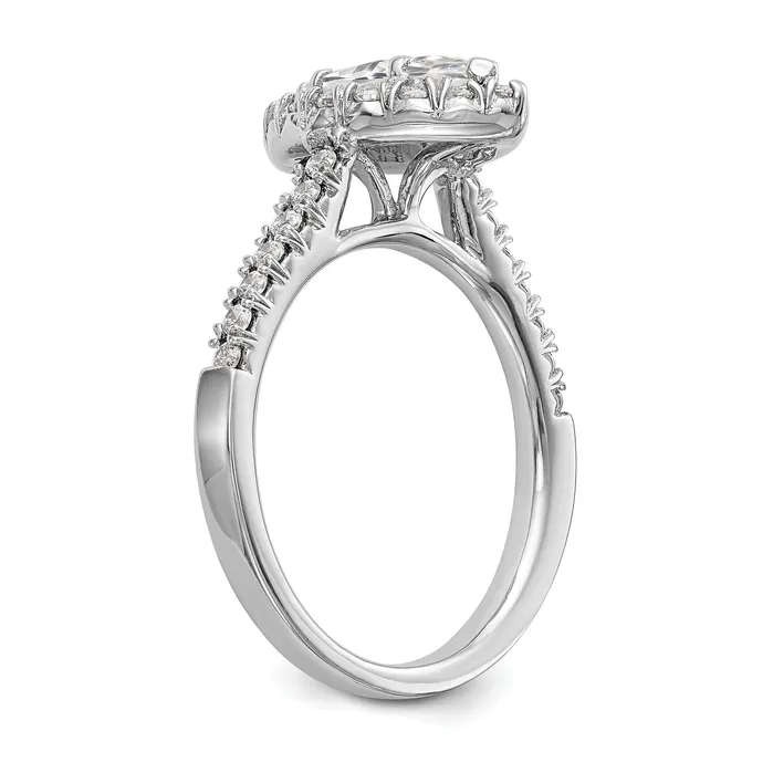 Rings Goldiacom 14kw Marquise Halo Simulated Diamond Engagement Ring