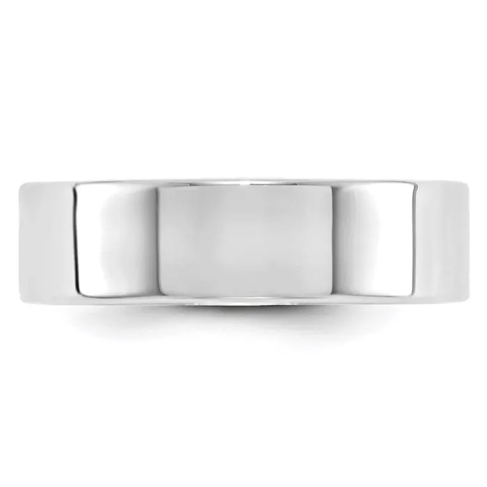 Rings Goldia Solid 10K White Gold 6mm Light Weight Flat MensWomens Wedding Band Ring Size 10 Rings Goldia Solid 10K White Gold 6mm Light Weight Flat MensWomens Wedding Band Ring Size 10