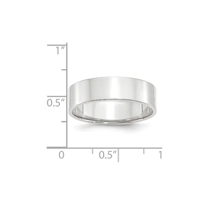 Rings Goldia Solid 10K White Gold 6mm Light Weight Flat MensWomens Wedding Band Ring Size 10 Rings Goldia Solid 10K White Gold 6mm Light Weight Flat MensWomens Wedding Band Ring Size 10
