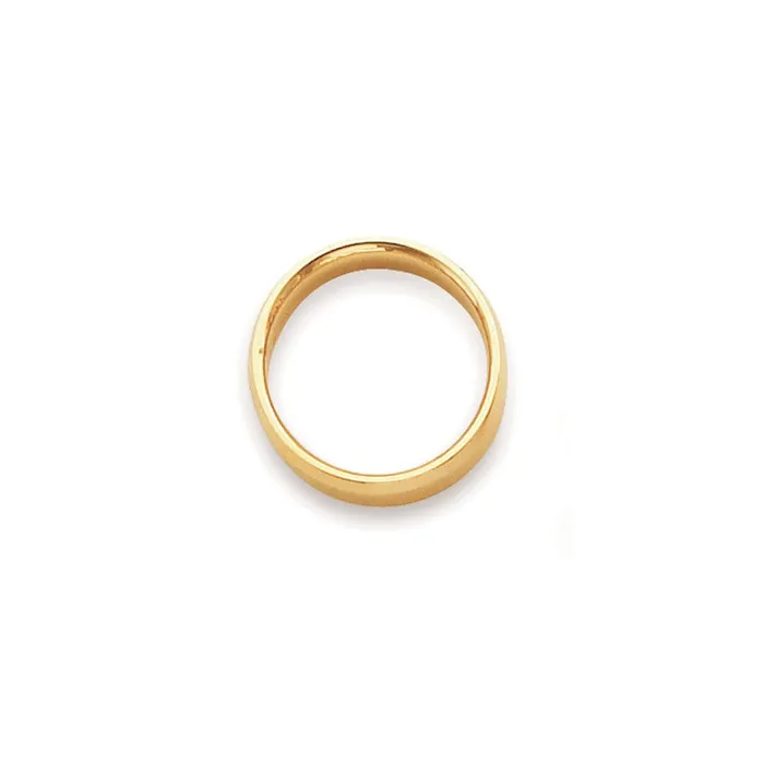 Rings Goldia Solid 14K Yellow Gold 4mm Bevel Edge Comfort Fit MensWomens Wedding Band Ring Size 6 Rings Goldia Solid 14K Yellow Gold 4mm Bevel Edge Comfort Fit MensWomens Wedding Band Ring Size 6
