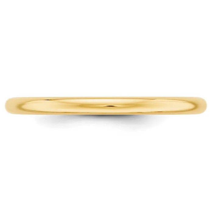 Rings Goldia Solid 18K Yellow Gold 2mm Half Round MensWomens Wedding Band Ring Size 9 Rings Goldia Solid 18K Yellow Gold 2mm Half Round MensWomens Wedding Band Ring Size 9