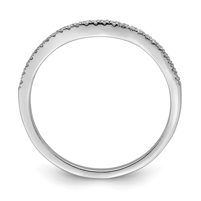 Rings Goldia Sterling Silver Rhodium Plated Diamond Wrap Ring