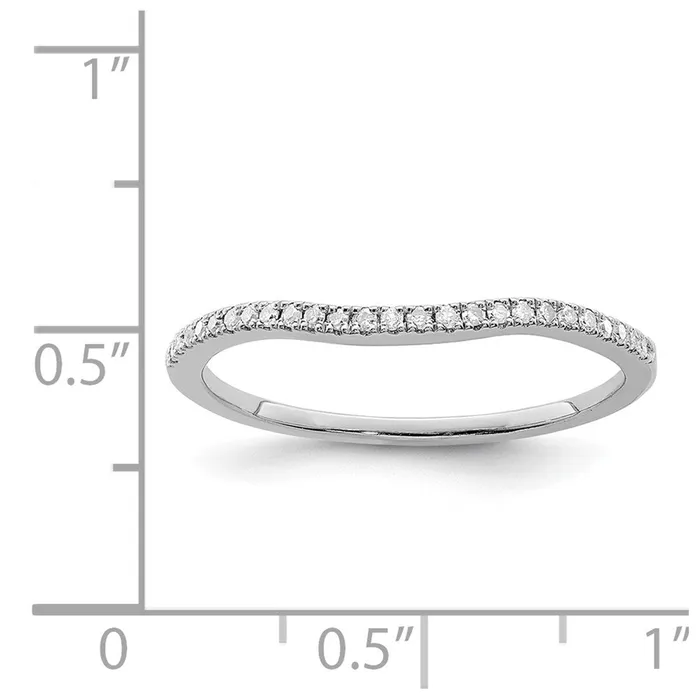 Rings Goldia Sterling Silver Rhodium Plated Diamond Wrap Ring