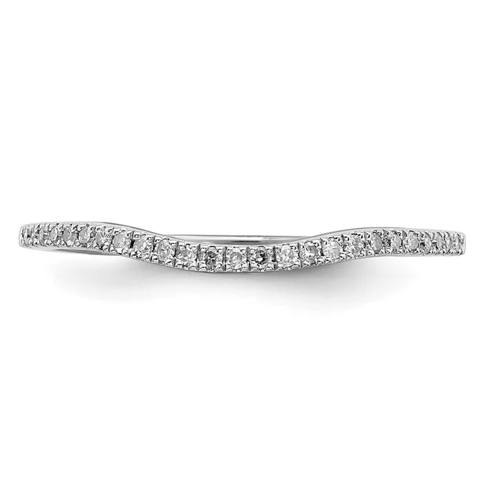 Rings Goldia Sterling Silver Rhodium Plated Diamond Wrap Ring