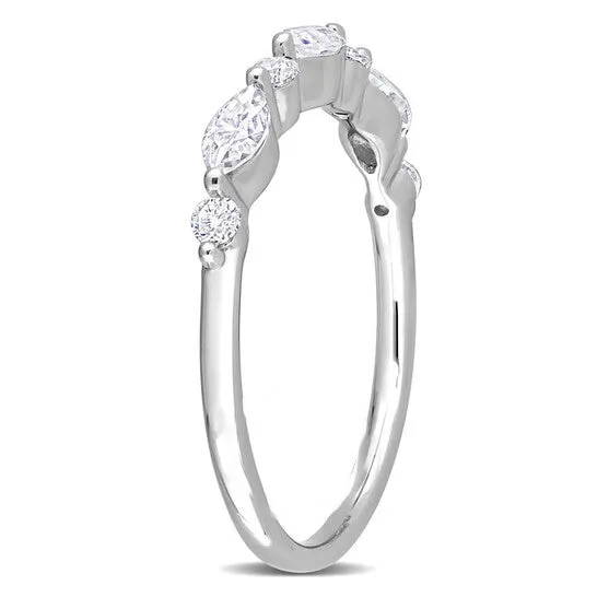 Rings JMS always Original Amour Silver 12 CT DEW Created White Moissanite Eternity Ring Rings JMS always Original Amour Silver 12 CT DEW Created White Moissanite Eternity Ring