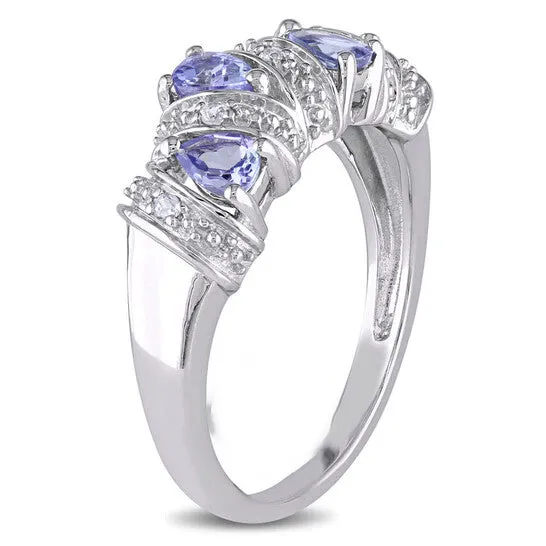 Rings JMS always Original Amour Sterling Silver 35 CT TGW Tanzanite Fashion Ring Rings JMS always Original Amour Sterling Silver 35 CT TGW Tanzanite Fashion Ring