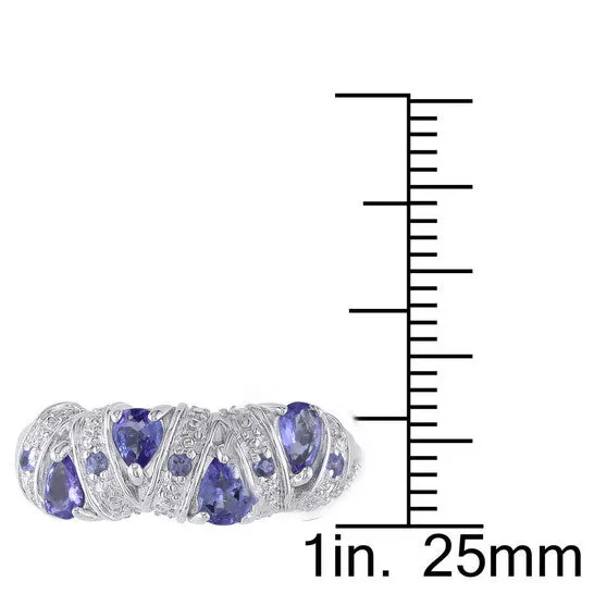 Rings JMS always Original Amour Sterling Silver 35 CT TGW Tanzanite Fashion Ring Rings JMS always Original Amour Sterling Silver 35 CT TGW Tanzanite Fashion Ring