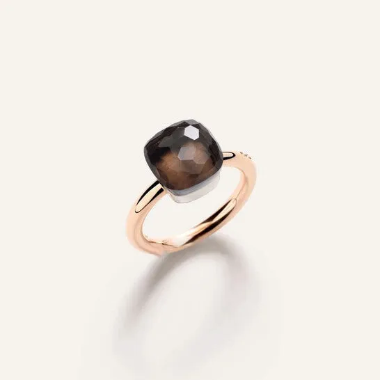 Rings Original Pomellato Ring Nudo Classic Smoky Quartz Size 52 Size 6 PAA1100O6000000QF JMS always Rings Original Pomellato Ring Nudo Classic Smoky Quartz Size 52 Size 6 PAA1100O6000000QF JMS always