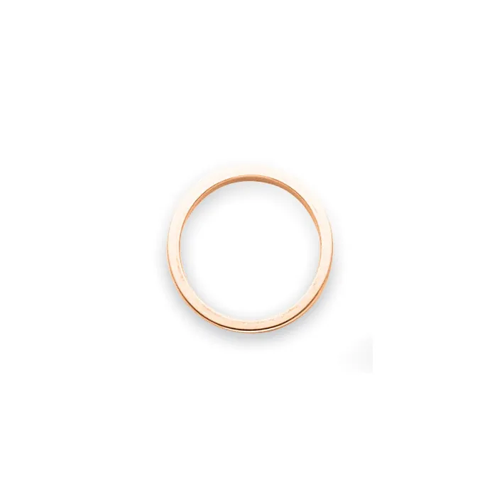 Solid 10K Rose Gold 3mm Tapered Polished MensWomens Wedding Band Ring Size 75 Goldia Rings Solid 10K Rose Gold 3mm Tapered Polished MensWomens Wedding Band Ring Size 75 Goldia Rings