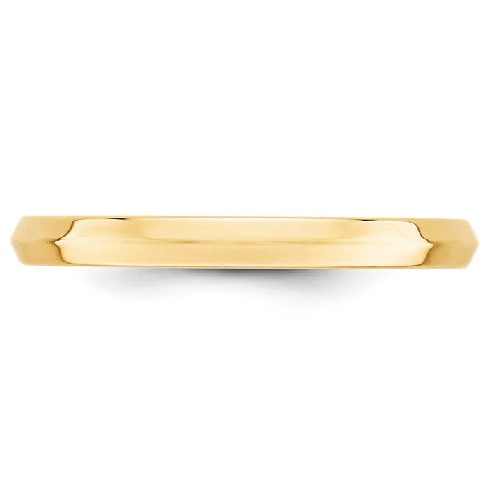 Solid 10K Yellow Gold 25mm Knife Edge Comfort Fit MensWomens Wedding Band Ring Size 5 Goldia Rings Solid 10K Yellow Gold 25mm Knife Edge Comfort Fit MensWomens Wedding Band Ring Size 5 Goldia Rings