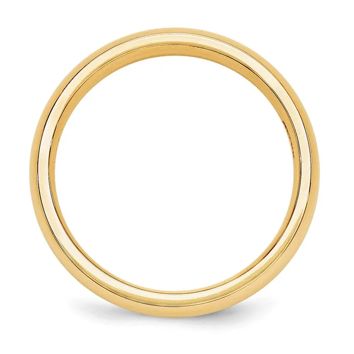 Solid 14K Yellow Gold 5mm Comfort Fit MensWomens Wedding Band Ring Size 9 Goldia Rings Solid 14K Yellow Gold 5mm Comfort Fit MensWomens Wedding Band Ring Size 9 Goldia Rings