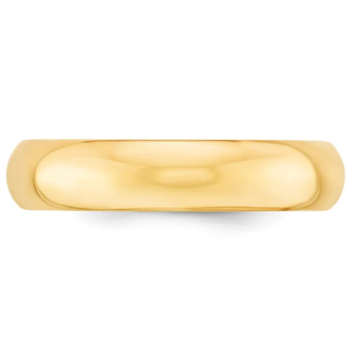 Solid 14K Yellow Gold 5mm Comfort Fit MensWomens Wedding Band Ring Size 9 Goldia Rings Solid 14K Yellow Gold 5mm Comfort Fit MensWomens Wedding Band Ring Size 9 Goldia Rings