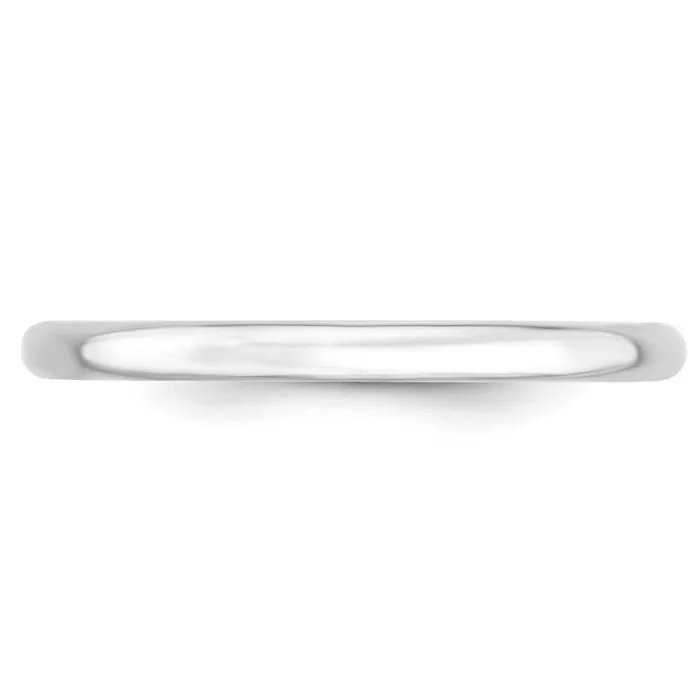 Solid 18K White Gold 2mm Light Weight Comfort Fit MensWomens Wedding Band Ring Size 65 Goldia Rings Solid 18K White Gold 2mm Light Weight Comfort Fit MensWomens Wedding Band Ring Size 65 Goldia Rings